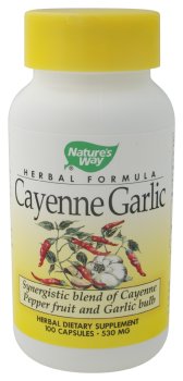 Nature’s Way Cayenne & Garlic, Capsules 100ea