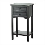 BLACK TELEPHONE TABLE