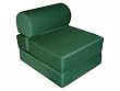 Studio Chair Sleeper Jr. Twin 28" Hunter Green Poly Cotton By Elite Furniture