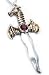 Gothic Forbidden Dragon Athame Dagger Pendant Necklace