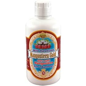 Mangosteen Gold - 100% Pure Mangosteen Juice - 32 oz - case of 6