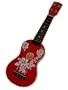 White Flower Ukulele 20" Red