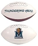 Marshall Thundering Herd Full Size Embroidered Football - COLLEGE ATHLETICS Sports Merchandise