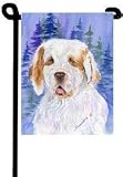 Clumber Spaniel - Garden Flag By Suzanne Staines