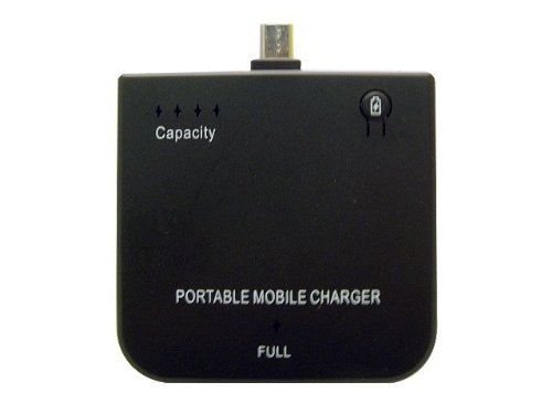 FLASH SUPERSTORE PORTABLE MICRO USB EXTERNAL CHARGER 1900 mAh CAPACITY SUITABLE FOR HTC DESIRE, DESIRE HD, DESIRE Z, WILDFIRE, LEGEND, WILDFIRE S, DESIRE S, INCREDIBLE S, HD7, TROPHY, MOZART, HD MINI, ARIA, GRATIA, CHACHA, SALSA & NEXUS ONE