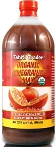 Organic Pomegranate Max - 32 OZ,(Tahiti Trader) Tahiti Trader 