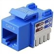 Belkin R6D026-AB6BLU25 25PK CAT6 BLUE KEYSTONE JACK 568A/568B CHNL CERT