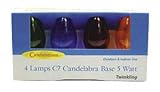 Celebrations Lighting UYRYL217 Replacement Bulbs, Multi Color (Pack of 10)