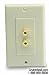 Niles 5W-2D Decora Faceplate - Wall plate - bone