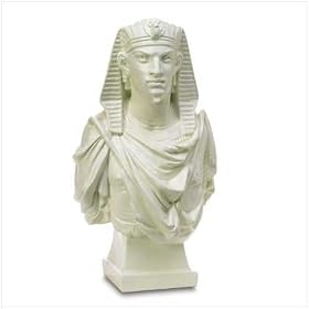 PHAROAH BUST POLYRESIN