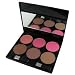 NEW 6 PROFESSIONAL COLOR BLUSHER & BRONZER CC0011