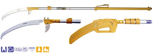 Silky Professional Telescoping Pole Saw HAYATE 420 12-Feet