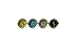 Man Law Steak Thermometer with Glow in the Dark Dial, Set of 4