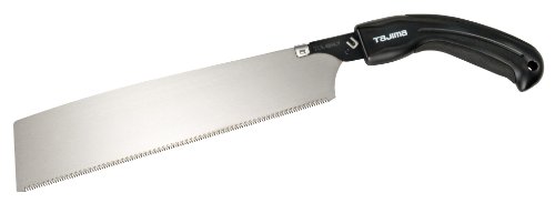Tajima JPR-300 Japanese Precision Woodworking Rapid Pull Hand Saw with an Elastomer Non-slip Curved Handle - Quick Release Triple Edge Blade has 13 TPI - 300mm