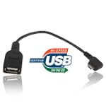 TechExpert - C�ble USB OTG coud� 90�...