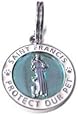 Luxepets St Francis Charm Small, Blue