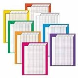 Trend T73901 Vertical Jumbo Incentive Charts, 22 x28, 50 Rows/30
Columns, 8/pack