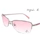 agnes b. アニエスベー ライトローズG×ブラッシュシルバー×ピンク サングラス AB-1770BSPK