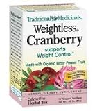 TRADITIONAL MEDICINALS TEAS Weightless Tea Cranberry 16 bags