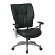 Office Star Products Space 3900 Series Deluxe Leather Chair, Black 3900 / OSP3900