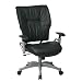 Office Star Products Space 3900 Series Deluxe Leather Chair, Black 3900 / OSP3900 Office Star Products Space 3900 Series Deluxe Leather Chair, Black 3900 / OSP3900