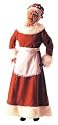 Santa Dress Long 16 To 18 Costume