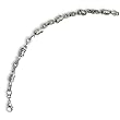 Polished Stainless Steel Necklace - 20 Inches
