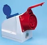 Eigenschaften Jäger  / CEE-Kombi-Wanddose IP 44, 400 V, 5-polig, 6h