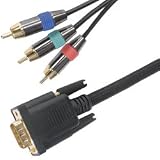 Dayton HD15-RGB-15 VGA To Component Video Cable 15 ft.