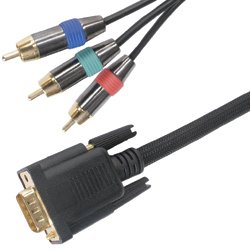 Dayton HD15-RGB-15 VGA To Component Video Cable 15 ft. by Dayton