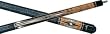 Action ACT54 - Exotics Series Brown Stained Maple with Overlays Pool Cue Stick