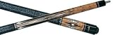 Action ACT54 - Exotics Series Brown Stained Maple with Overlays Pool Cue Stick