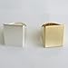 HuaYang Cool Style Punk Rock Cuboid Cube 3D Square Unisex Ring(Gold)