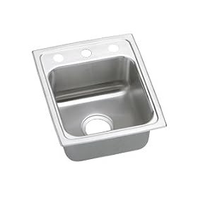 Elkay LRADQ1517600 Lustertone ADA Compliant Bowl Single Basin
