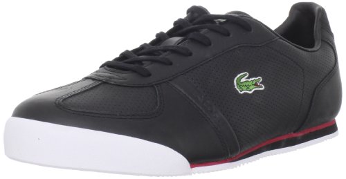 LACOSTE Aleron HS Men's Casual Shoes, Black/Red/Green