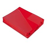 Esselte 13541 Oxford Out Guides, Recycled Vinyl, 50 Guides Per Box, Red