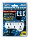 Feit Electric Three LED Sensor Night Light plus 3-Plug Outlet #NL3/LED