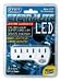 Feit Electric Three LED Sensor Night Light plus 3-Plug Outlet #NL3/LED