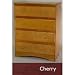 Angel Line Four Drawer Chest Finish: Cherry