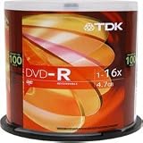 DVD+R 16x 100 pk spindle