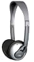 Coby Deep Bass Lightweight Stereo Headphones CVH42 (Silver)