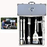 San Diego Padres 8pc. BBQ Set w/Case