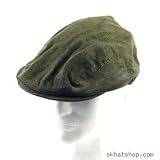 NWT CORDUROY IVY DRIVER DRIVING GOLF CAP HAT * OLIVE * Medium / Large