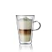 Bodum UK Canteen double walled glasses with handles, pair, 13.5oz