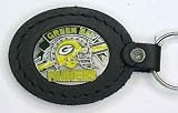 Siskiyou Green Bay Packers Leather Key Ring - Green Bay Packers One Size