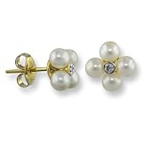 Pearl Diamond Earrings