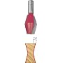 Freud 24-106 Butterfly Spline Router Bit with 1/2-Inch Shank