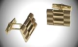 14K Solid Gold Presidential Cufflinks