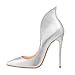 FSJ Chic Evening Shoes for Women High Heels Pointed Toe Pumps with Plus Size 4-15 US