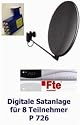P726 dig. Satanlage 8 TN, 80 anthrazit, 1x FTE Max S 92